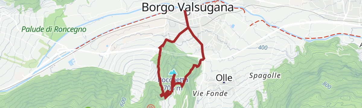 Walk - Footpath la Rocchetta from Salita Stalletta - Angeli